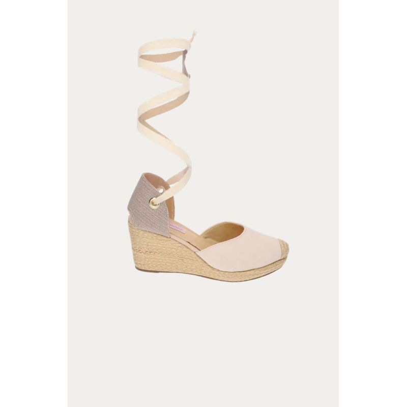 Spadrilla Plataforma Kiri Beige